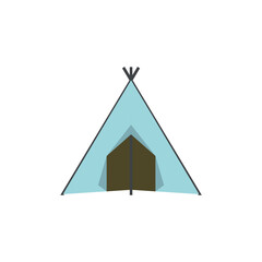vector set of scout day camping tents scout