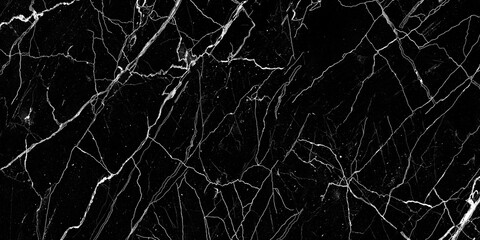 Rustic black marble with White veins. Black an white natural texture of marble. abstract black hi gloss texture of marble stone for digital wall tiles design And Home Decor Slab Tile. - obrazy, fototapety, plakaty