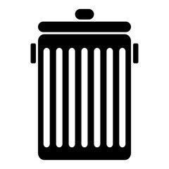 Trash bin icon. Trash can icon vector. Delete sign. Recycle bin icon. Trash Can icon vector illustration.
