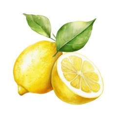 fruit - Amazing. Lemon.,  Lemon illustration watercolor