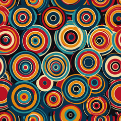 seamless pattern with circles