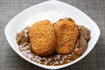 コロッケカレーライス。
