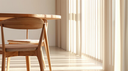 Modern interiors deco composition in minimalist style