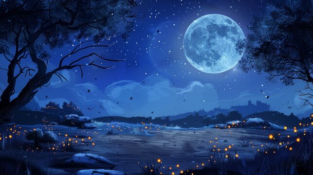 Moon Background" Images – Browse 4,837 Stock Photos, Vectors, and ...