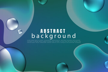 Colorful fluid 3D shapes. Abstract liquid gradient background, Wavy Background in Colorful Design. Fluid Shapes, Gradient design element for backgrounds, banners, wallpapers, posters and covers