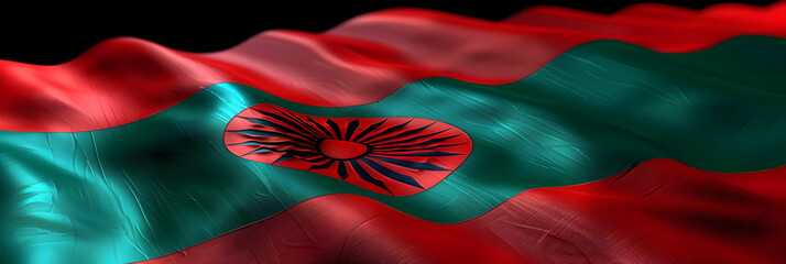 waving flag,
Beautiful national state flags of afghanistan and belarus