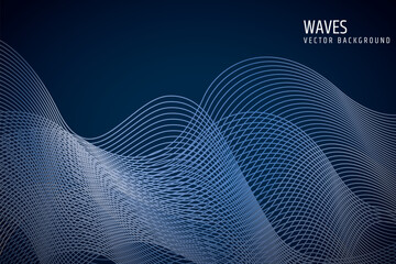 wave abstract background