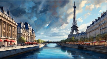Paris Paint - obrazy, fototapety, plakaty