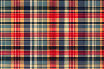 Colorful  Grid Pattern Fabric Texture Background Image