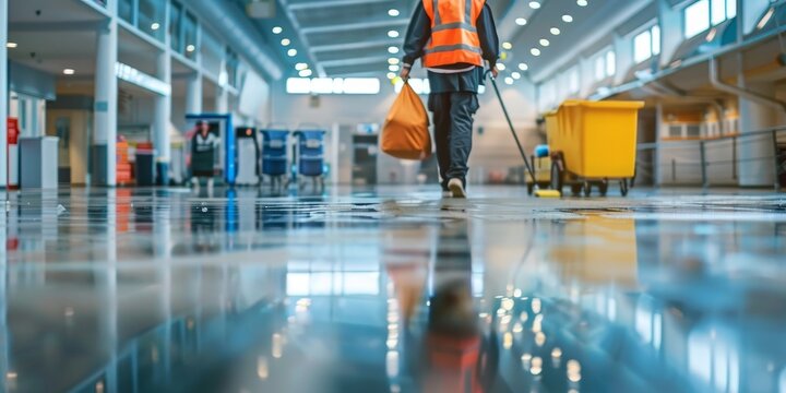 professional cleaning service concept