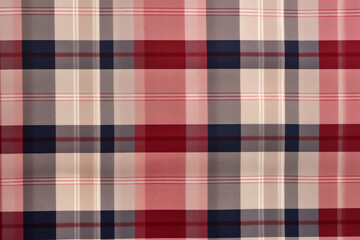 Fototapeta premium Colorful Grid Pattern Fabric Texture Background Image