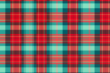 Fototapeta premium Colorful Grid Pattern Fabric Texture Background Image