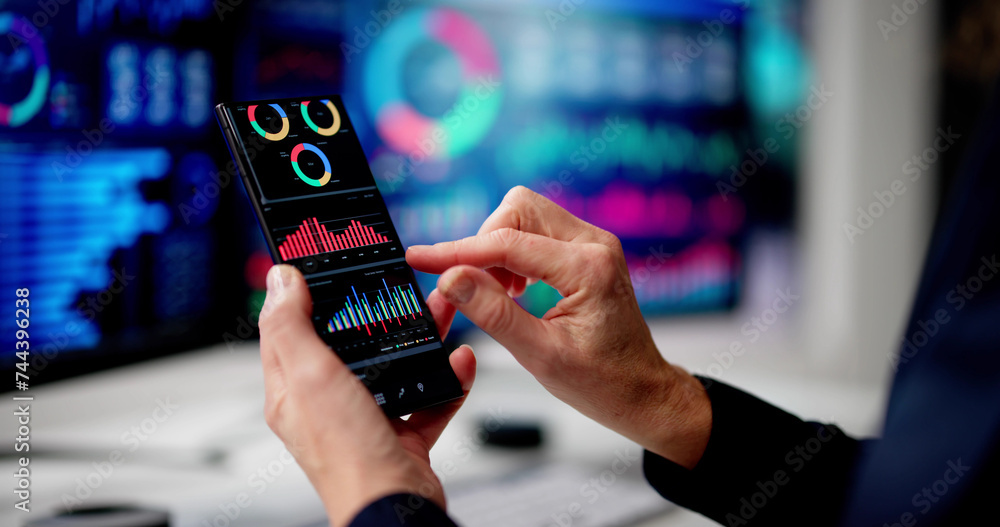 Poster Predictive Business KPI Data Technology Dashboard
