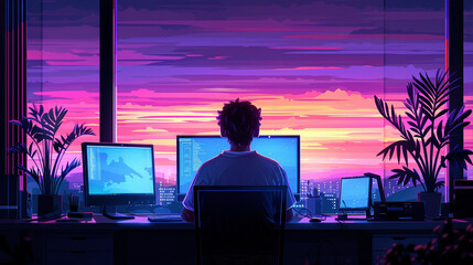 Programmers who work in software development on computers