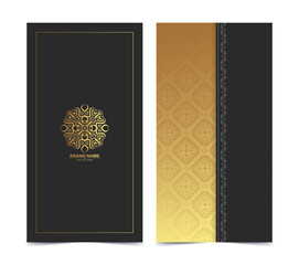 Luxury ornamental logos and business cards template