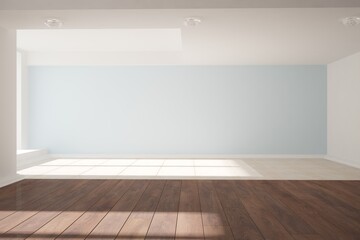 Modern interior design. 3D illustration