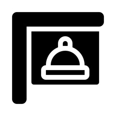 restaurant glyph icon