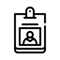 Fototapeta premium vip card line icon