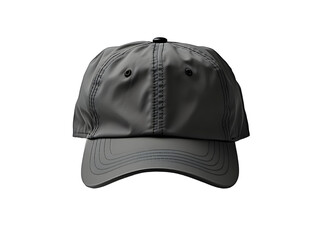 Dark Gray Military Cap Isolated on Transparent Background. Army Commando Hat