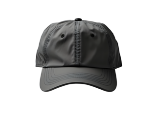 Dark Gray Military Cap Isolated on Transparent Background. Army Commando Hat