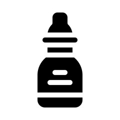 eye drop glyph icon