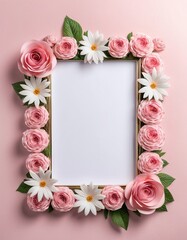 framework for photo or congratulation