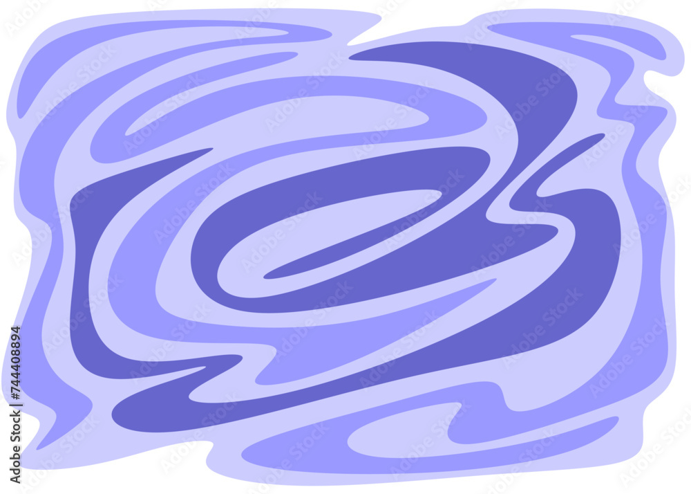 Poster abstract background with wavy and curly lines pattern