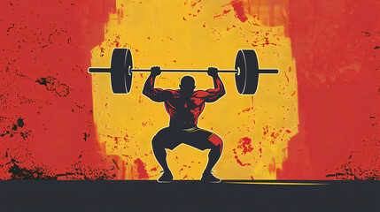 weight lifting vector