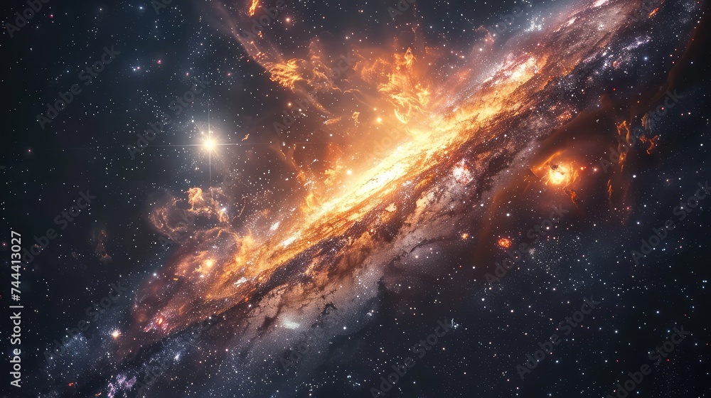 Wall mural deep space telescopes, unveiling the mysteries of the universe with advanced observation tools