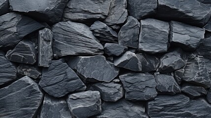 natural background, surface of the earth's crust,Black or dark gray rough grainy stone texture 