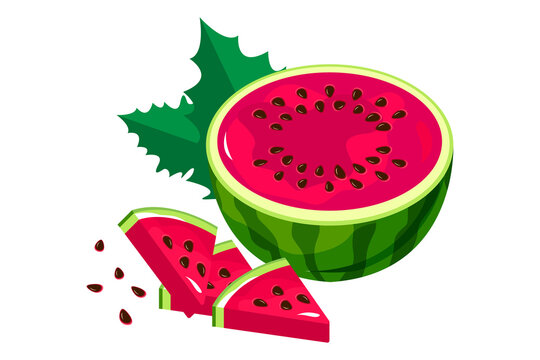 watermelon and slice, slice of watermelon with water drops, png watermelon, transparent image 