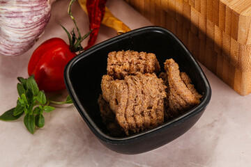 Liver Pate spread in the bowl