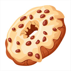 Cookies, confectionery. Vector illustration on a white background