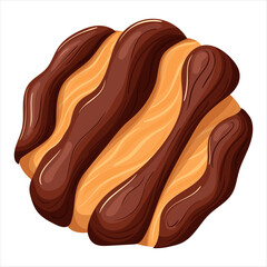 Cookies, confectionery. Vector illustration on a white background