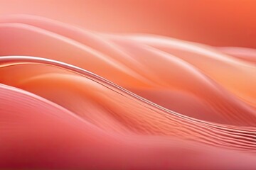 Blush Pink Wave Abstract Background