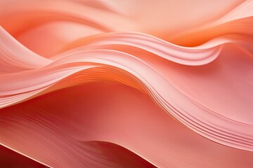 Blush Pink Wave Abstract Background