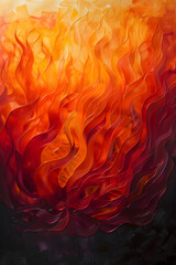 abstract orange flames background