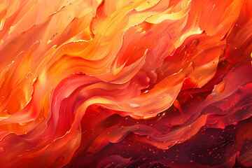 abstract orange flames background