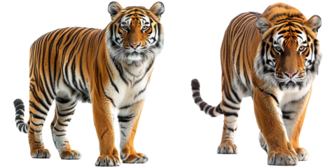 Tiger isolated on transparent background