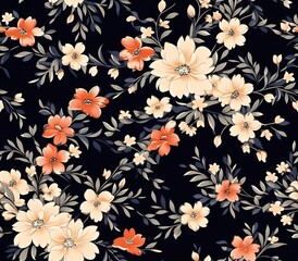 Seamless pattern for fabric pattern, textile design, illustration, and background.