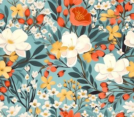 Seamless pattern for fabric pattern, textile design, illustration, and background.