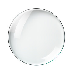 blank button isolated on transparent background