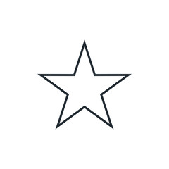 icon star abstract illustrator design template