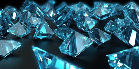 Exquisite Blue Diamonds
