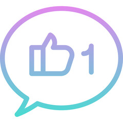 Chat bubble icon