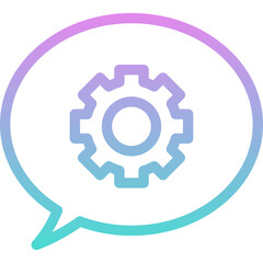 Chat bubble icon