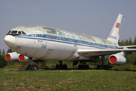 Aeroflot Russian Airlines Ilyushin IL-86 Long Haul Aircraft at Moscow SVO Airport