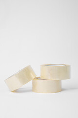 scotch adhesive tape on white background