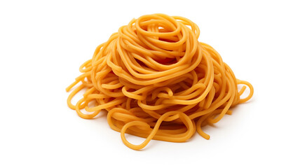 spaghetti cuisine, foodie lifestyle, and gastronomy isolated on a white background