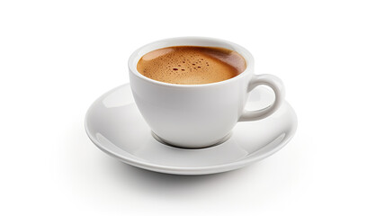 Isolated coffee cup on a white background